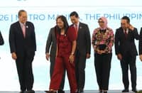 DEPARTMENT of Energy Secretary Sharon Garin (third from left), along with ASEAN Secretary-General Dr. Kao Kim Hourn and other ASEAN energy ministers, at the 44th ASEAN Ministers on Energy Meeting in Manila last week. The ministers reached consensus on a memorandum of understanding for the ASEAN Power Grid to operationalize multilateral cross-border power trading and endorsed the Capacity Building Roadmap on Energy Investment and Financing focused on unlocking and strategically developing public development and capital.