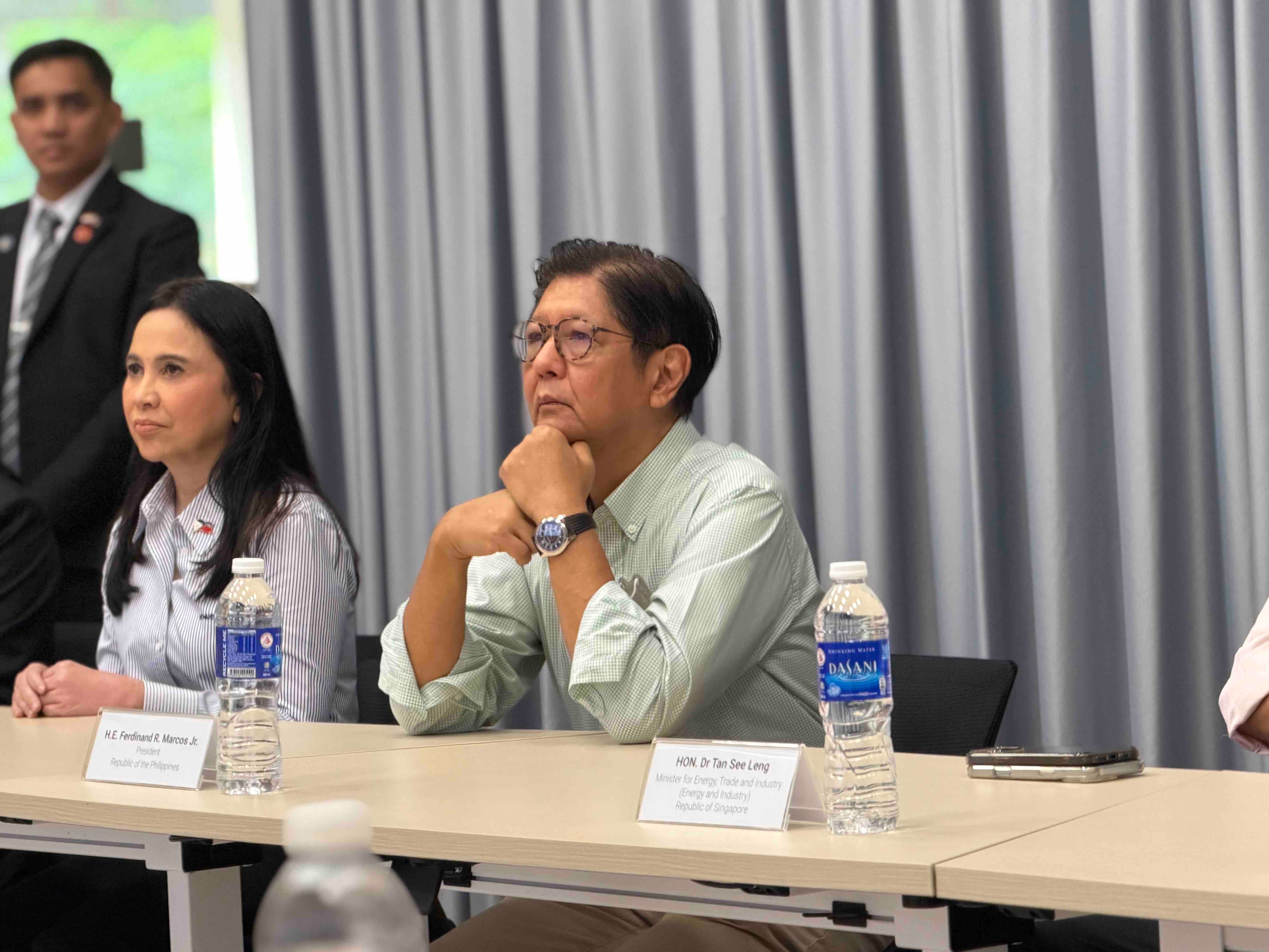 Marcos explores nuclear power with Singapore experts