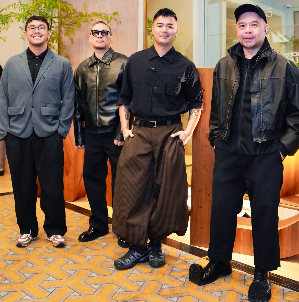 EG Bautista, Sonny Sunga, Leeroy New and Arnold Austria.
