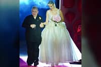 DESIGNER JC Buendia with muse Bea Millan-Windorski.