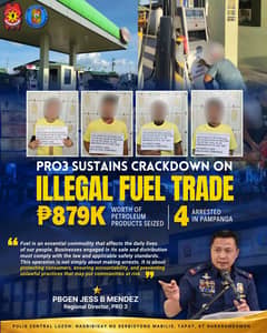 Pulis pinigil ang paihi sa Pampanga, P879k na gamit nakumpiska