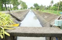Irrigation canal in Libmanan, Camarines Sur still with enough water to irrigate farms amid Super El Niño threat.