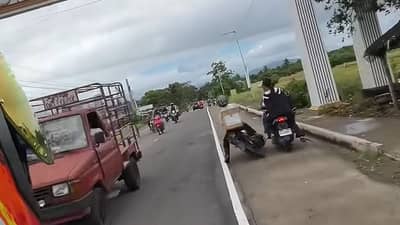 Rider na nanulak ng vendor, suspendido lisensya