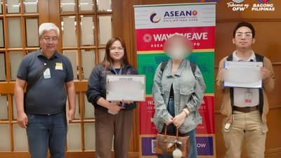 Pinay trafficking victim with Stage 4 cancer brought home