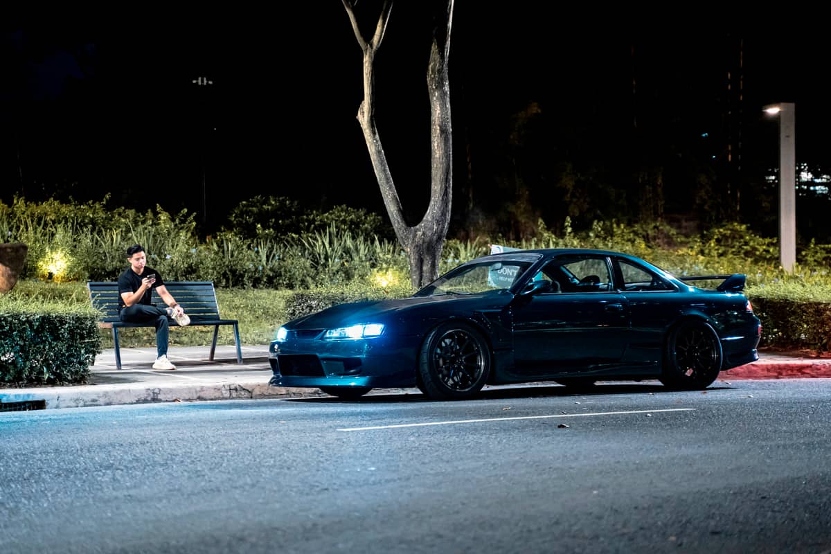 RAFFY Rabe sits beside the S14 that people once recognized as his father’s car and now known as ‘Raffy’s S14.’
