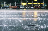 The warning came with rain