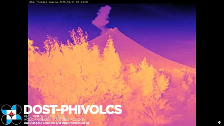 Strombolian eruption recorded in Mayon on Sunday