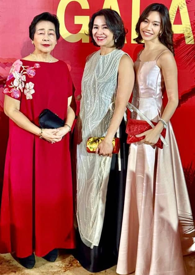 CHERRIE Buendia, Cater Buendia-Cinco, Erica Cinco (all wearing JC Buendia).