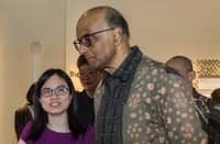 PRESIDENT Tharman Shanmugaratnam was led on a tour of the Singapore History Gallery by Jan Yap, principal curator of the National Museum of Singapore.