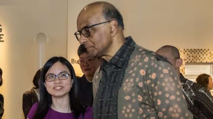 PRESIDENT Tharman Shanmugaratnam was led on a tour of the Singapore History Gallery by Jan Yap, principal curator of the National Museum of Singapore.