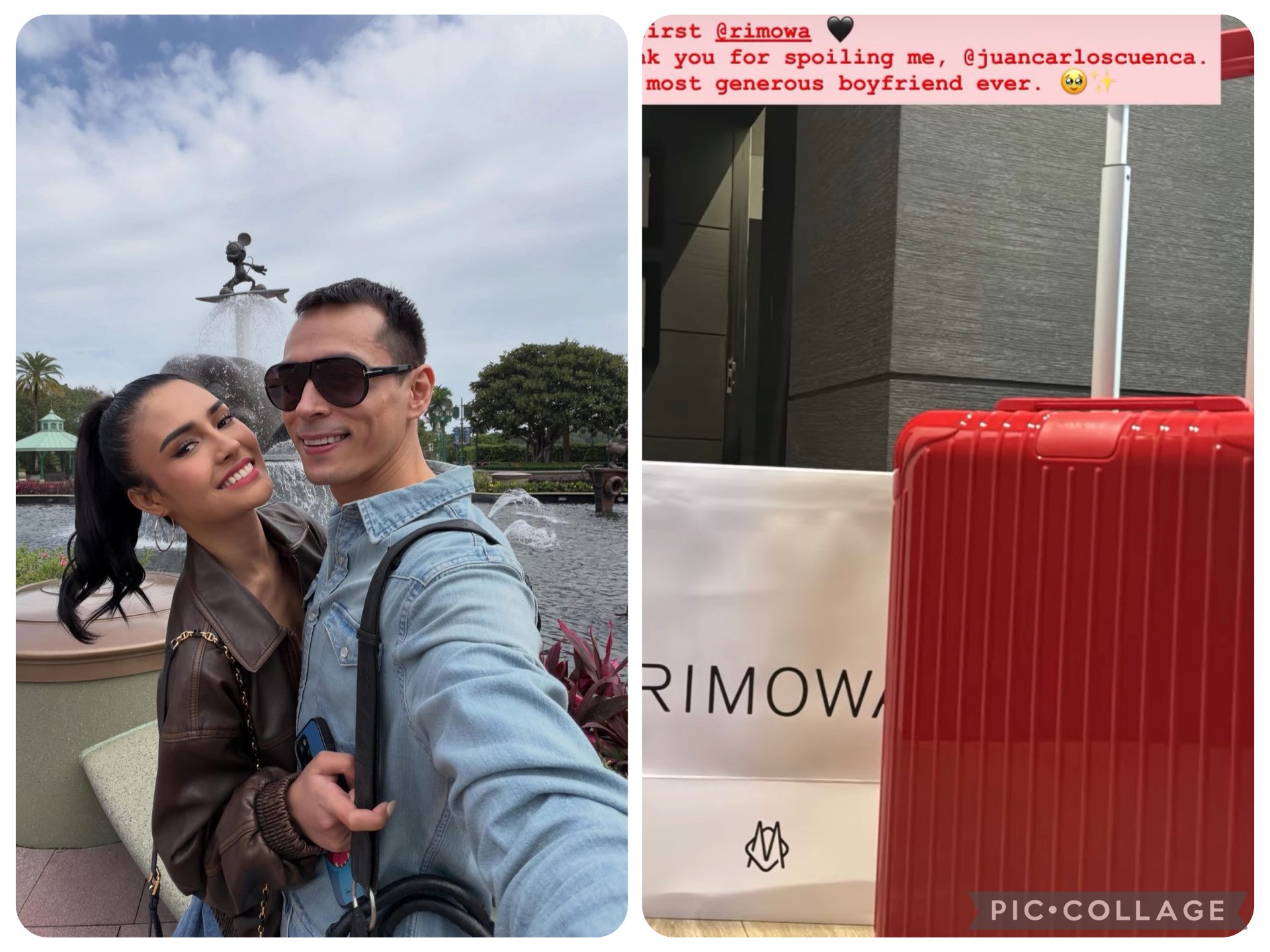 Jake Cuenca spoils Rabiya Mateo with luxury luggage