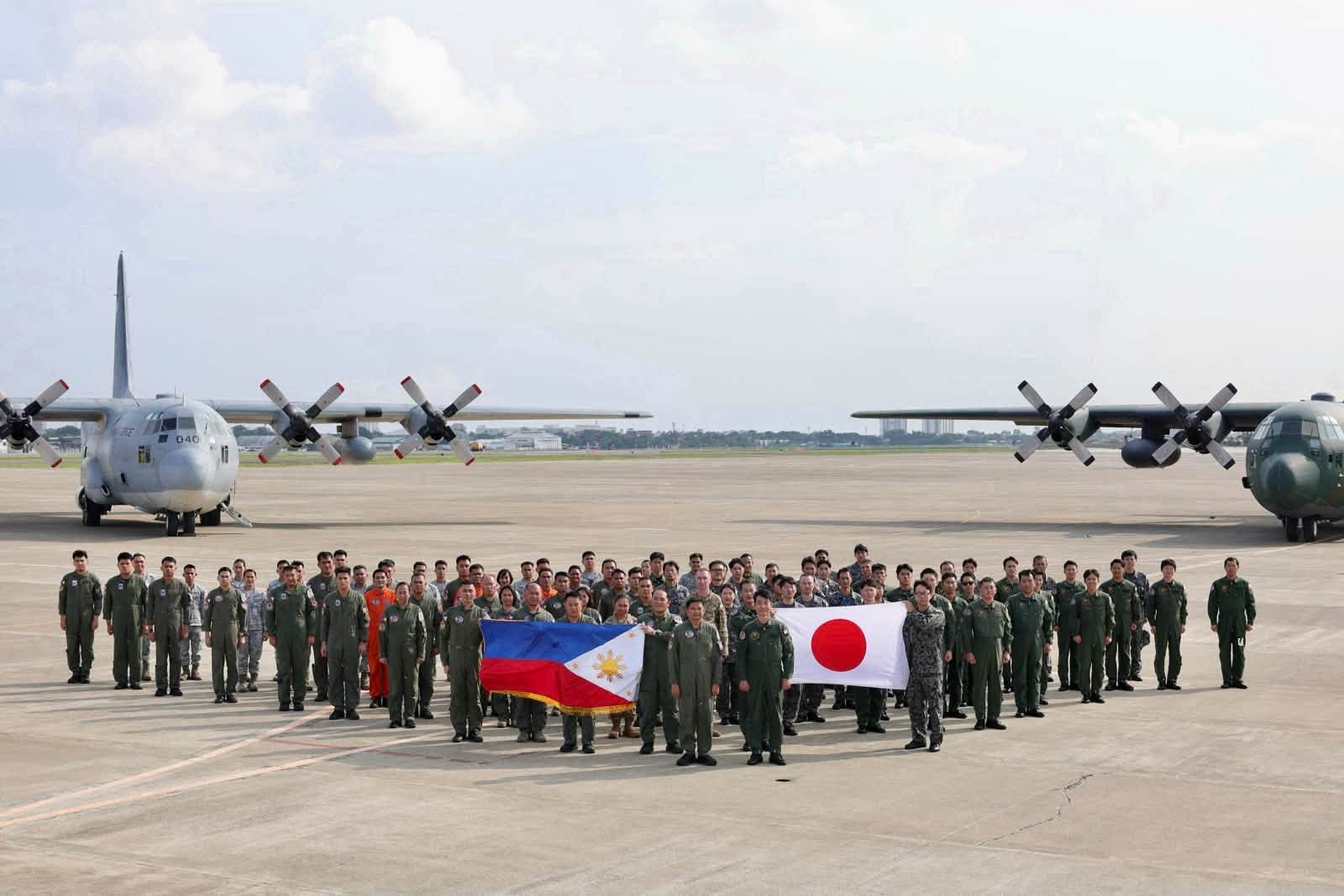 Philippines, Japan air forces hold interoperability exercises in Cebu 
