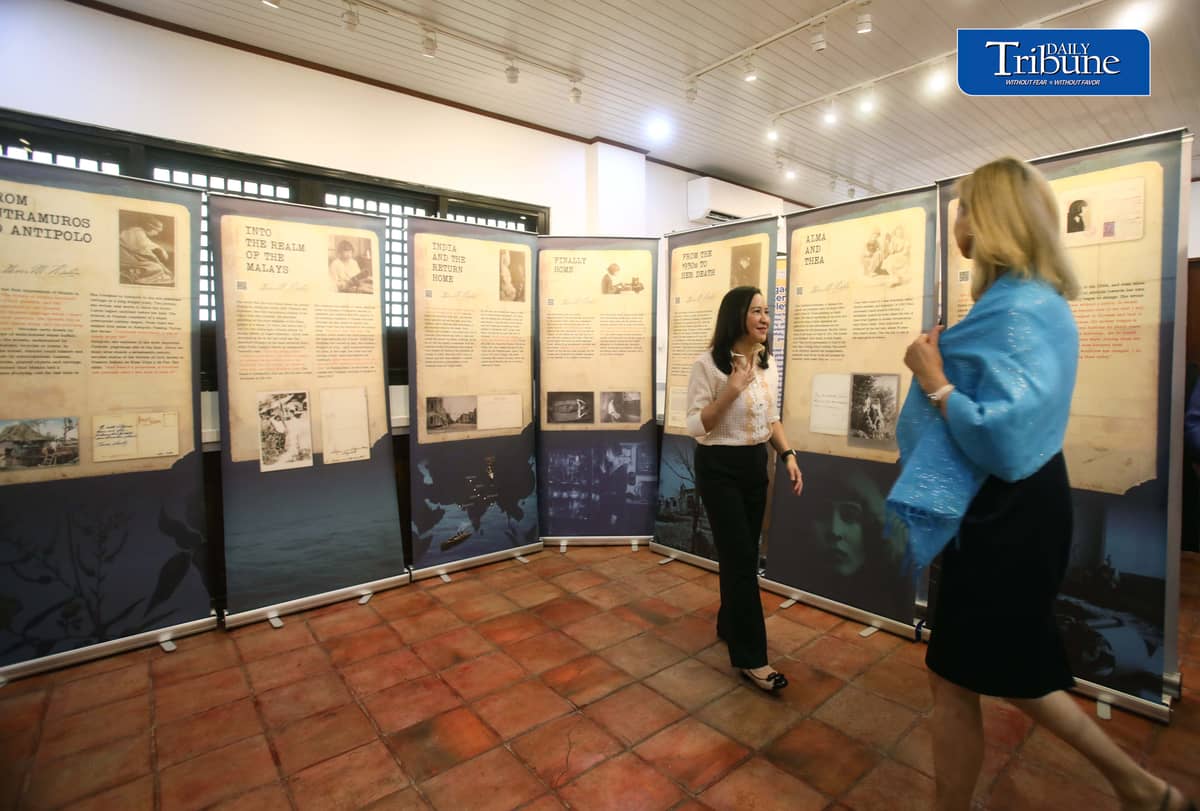 TRAILBLAZING WOMEN OF THE 1920S

Quezon City Mayor Joy Belmonte, Slovenian Ambassador to the Philippines Dr. Smiljana Knez and other guests view a photo exhibition featuring two pioneering women travelers, Alma Karlin of Slovenia and Paz Guazon of the Philippines, during its opening at the Tandang Sora Women's Museum in Quezon City on Monday, 12 October 2026.

The exhibition celebrates the journeys of two women who ventured beyond their homelands in the 1920s, highlighting their contributions to travel, cultural exploration and women's history.

| Photo by Analy Labor