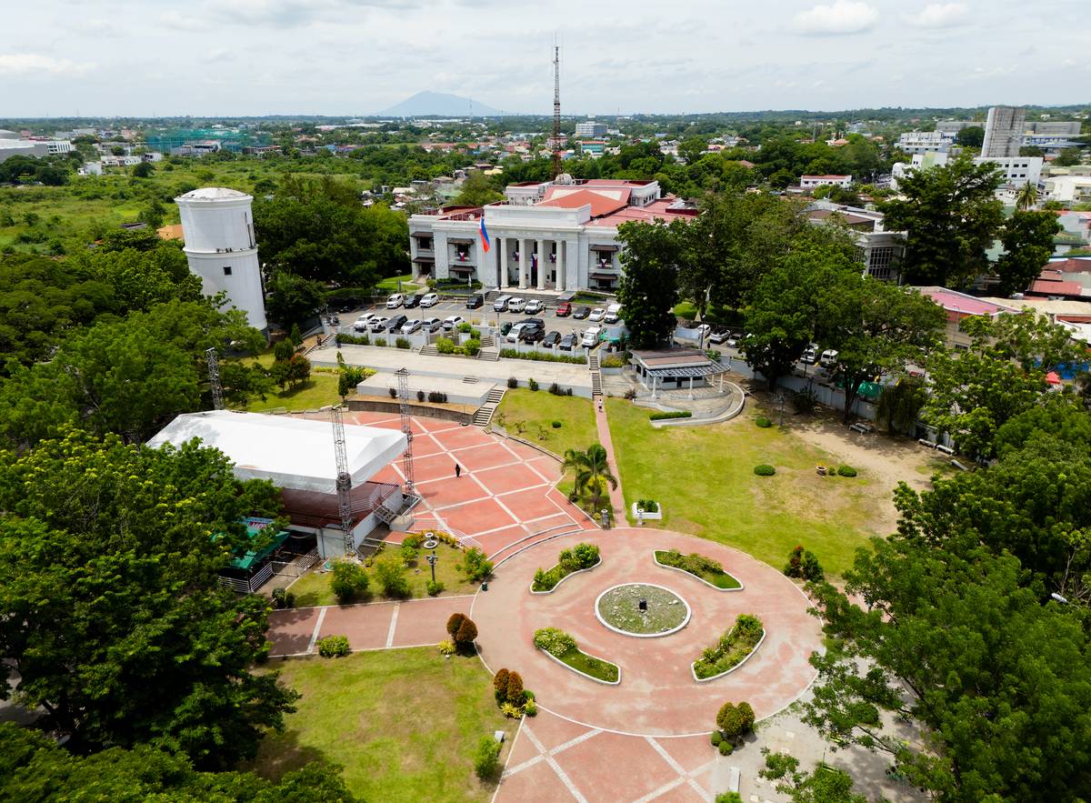 MARIA Cristina Park serves as Art Luzon 2026’s public art venue, featuring a bamboo installation realized in partnership with Kawayan Collectives.
