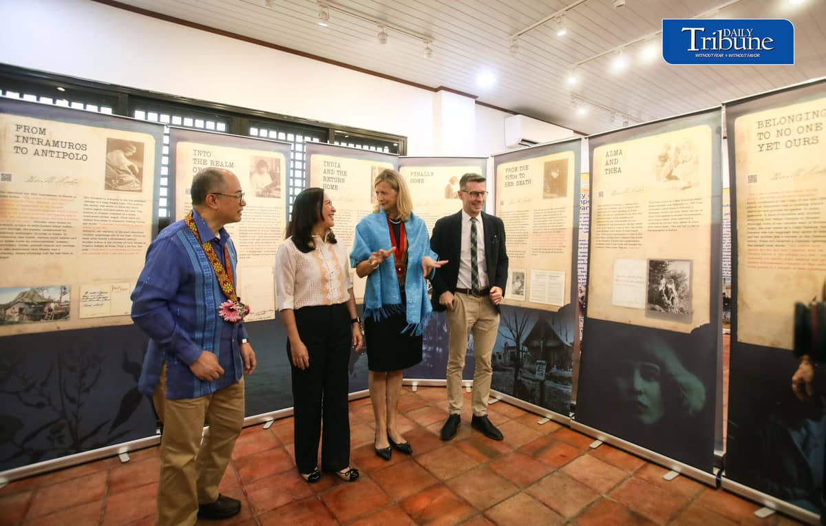 TRAILBLAZING WOMEN OF THE 1920S

Quezon City Mayor Joy Belmonte, Slovenian Ambassador to the Philippines Dr. Smiljana Knez and other guests view a photo exhibition featuring two pioneering women travelers, Alma Karlin of Slovenia and Paz Guazon of the Philippines, during its opening at the Tandang Sora Women's Museum in Quezon City on Monday, 12 October 2026.

The exhibition celebrates the journeys of two women who ventured beyond their homelands in the 1920s, highlighting their contributions to travel, cultural exploration and women's history.

| Photo by Analy Labor