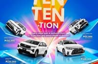 Toyota offers up to P230K in discounts in October promo