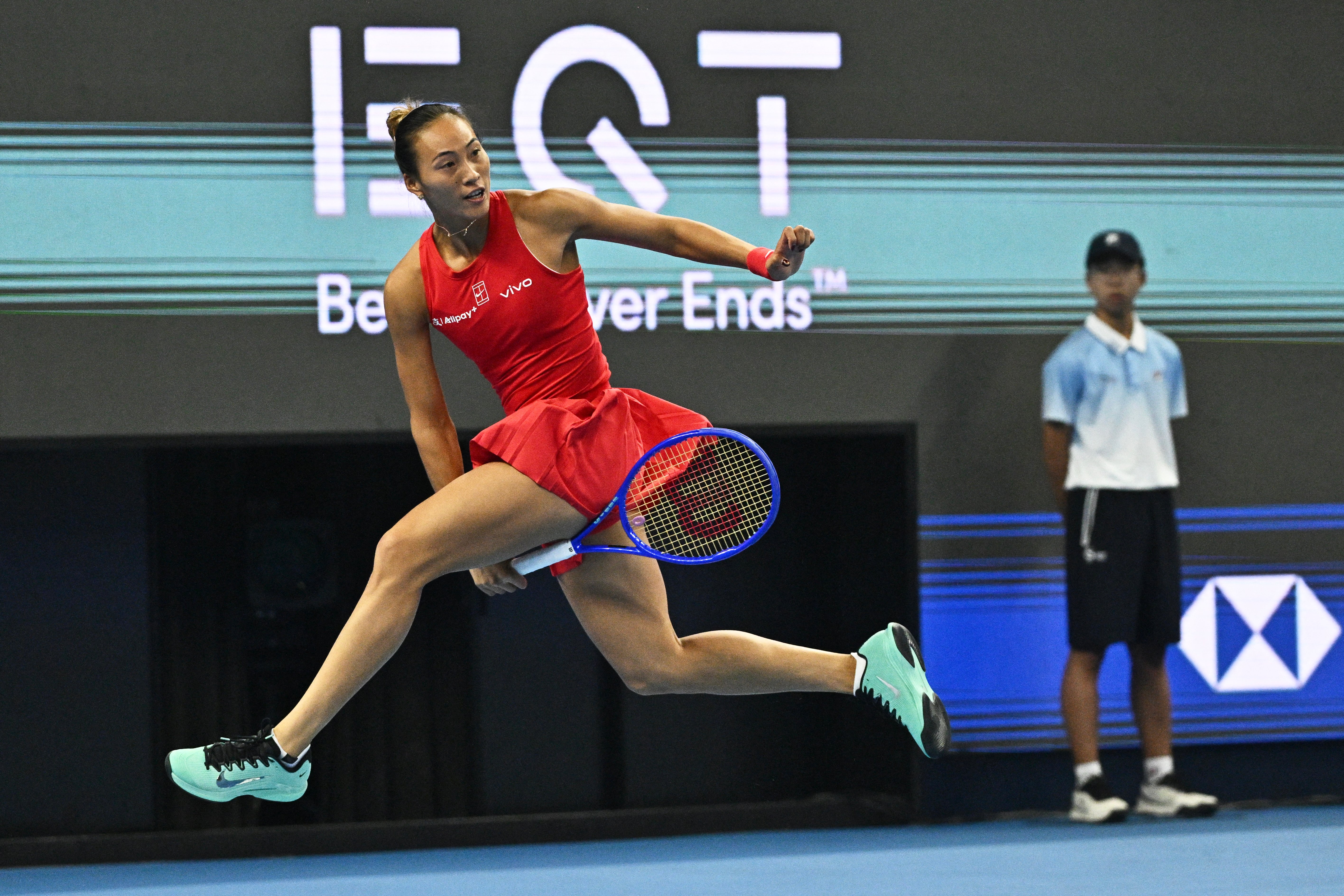 CHINESE RULER: Hometown bet Zheng posts historic Beijing victory