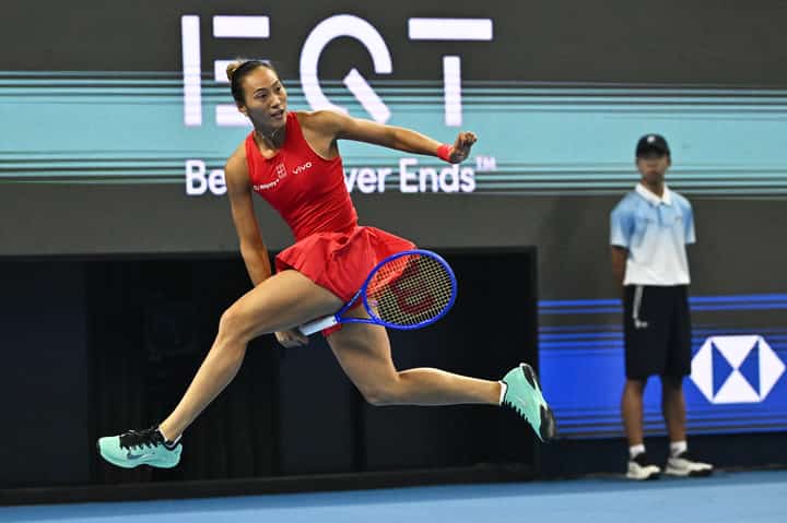CHINESE RULER: Hometown bet Zheng posts historic Beijing victory