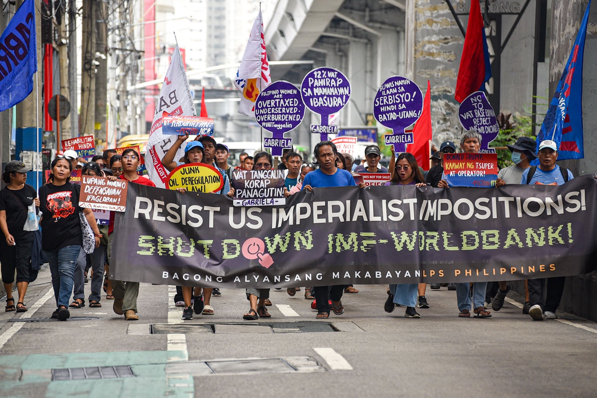 GABRIELA PROTESTS IMF, WORLD BANK POLICIES