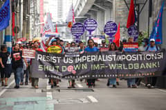 GABRIELA PROTESTS IMF, WORLD BANK POLICIES