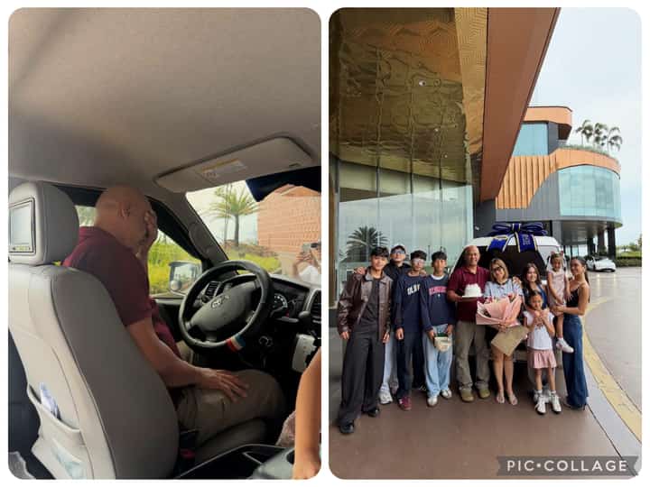 Shuvee Etrata gifts dad their first car