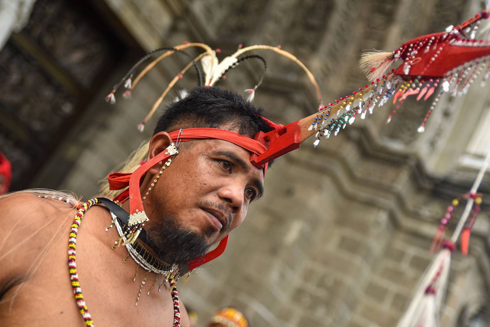 Representatives from 41 Indigenous Peoples groups join a colorful parade through Intramuros, Manila as part of Dayaw 2026, organized by the National Commission for Culture and the Arts (#NCCA) in celebration of National Indigenous Peoples Month on October 13. l Zedrich Xylak Madrid