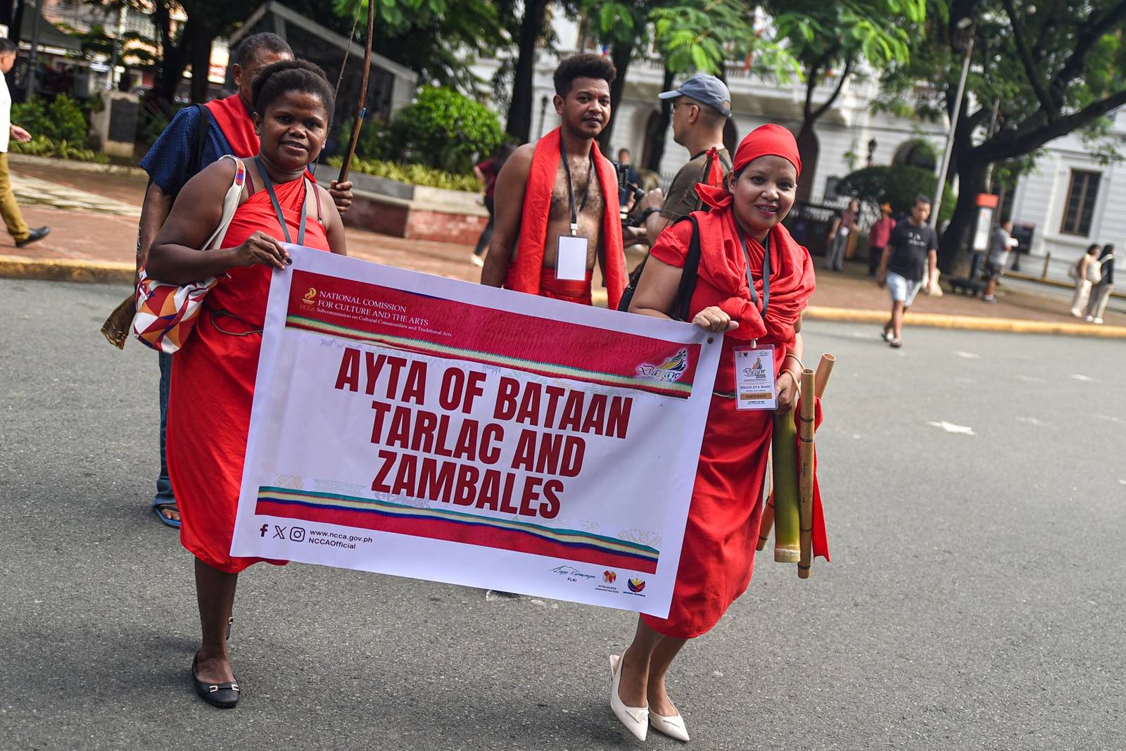 Representatives from 41 Indigenous Peoples groups join a colorful parade through Intramuros, Manila as part of Dayaw 2026, organized by the National Commission for Culture and the Arts (#NCCA) in celebration of National Indigenous Peoples Month on October 13. l Zedrich Xylak Madrid