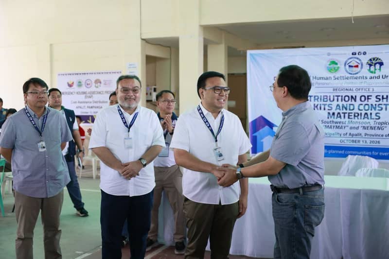 DHSUD, NHA distribute repair kits to Pampanga flood victims