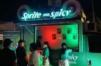 COCA-COLA’s Sprite and Spicy booth.