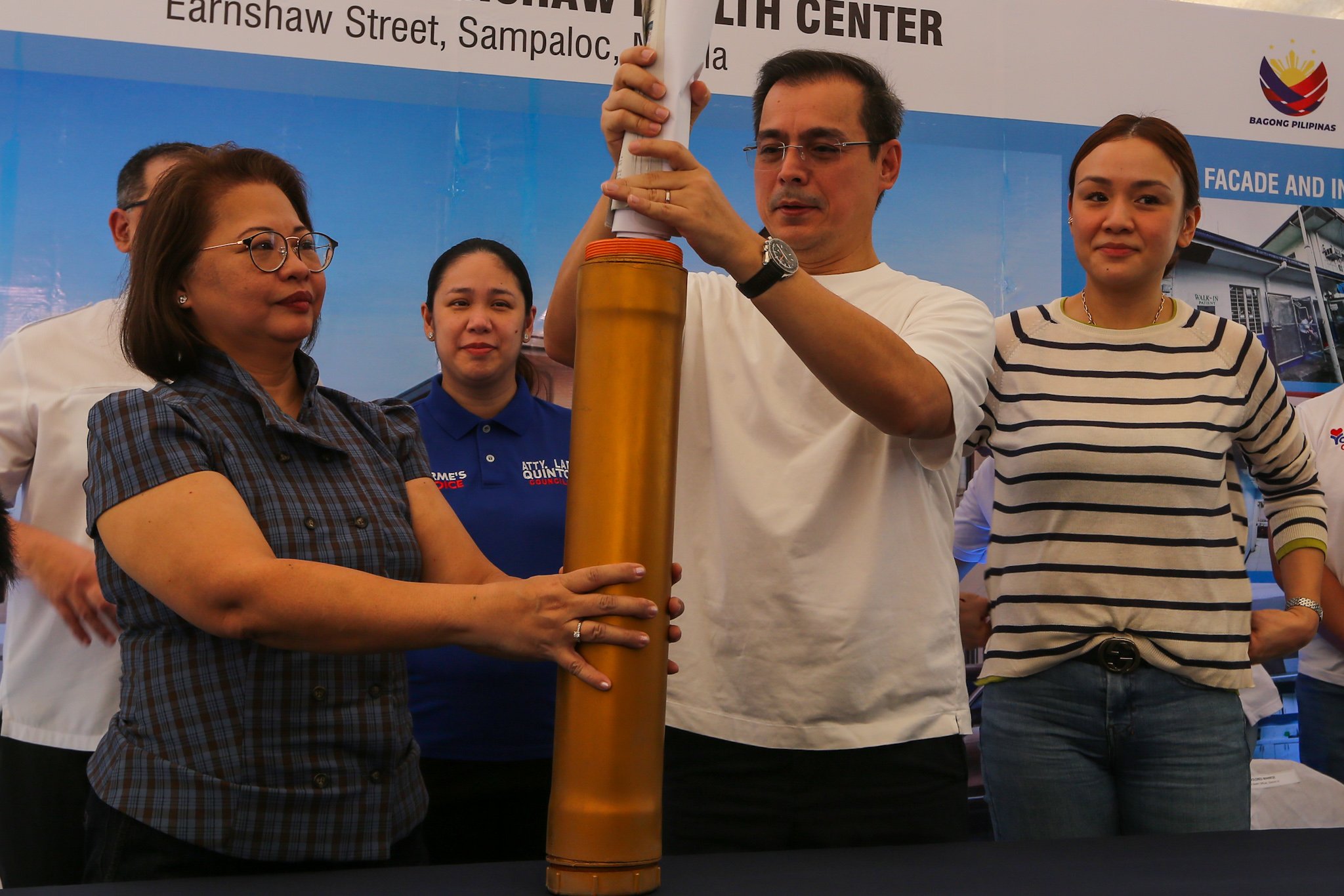 Manila Mayor Isko Moreno leads groundbreaking of Earnshaw Health Center 