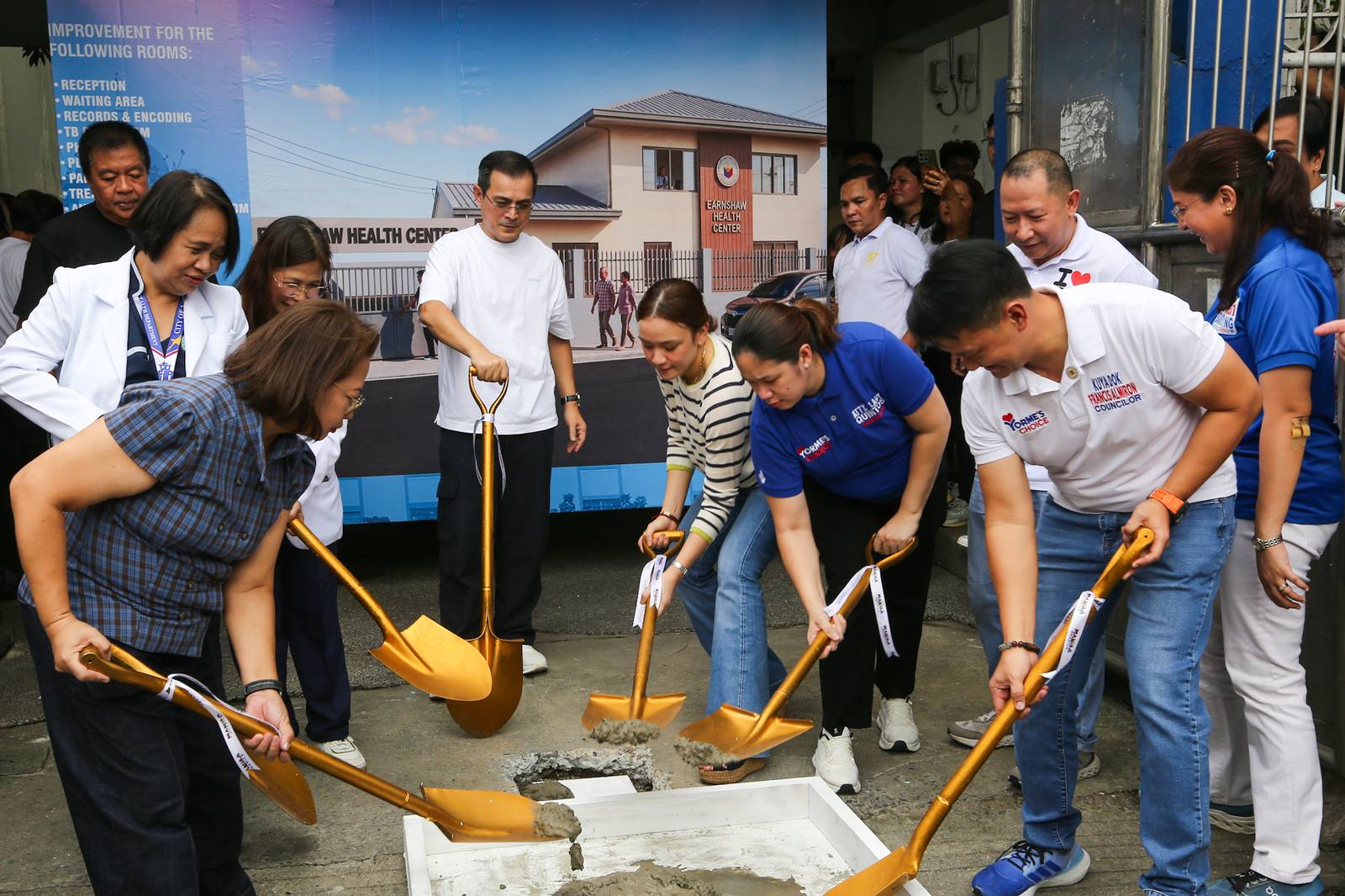 Manila City Mayor Francisco “Isko Moreno” Domagoso and Vice Mayor Angela Chi Atienza lead the groundbreaking ceremony for the new Earnshaw Health Center on 13 October 2026. The project will see the construction of a new health center, alongside the repair and upgrading of the existing facility, to further improve healthcare services and provide better facilities for Manila residents.