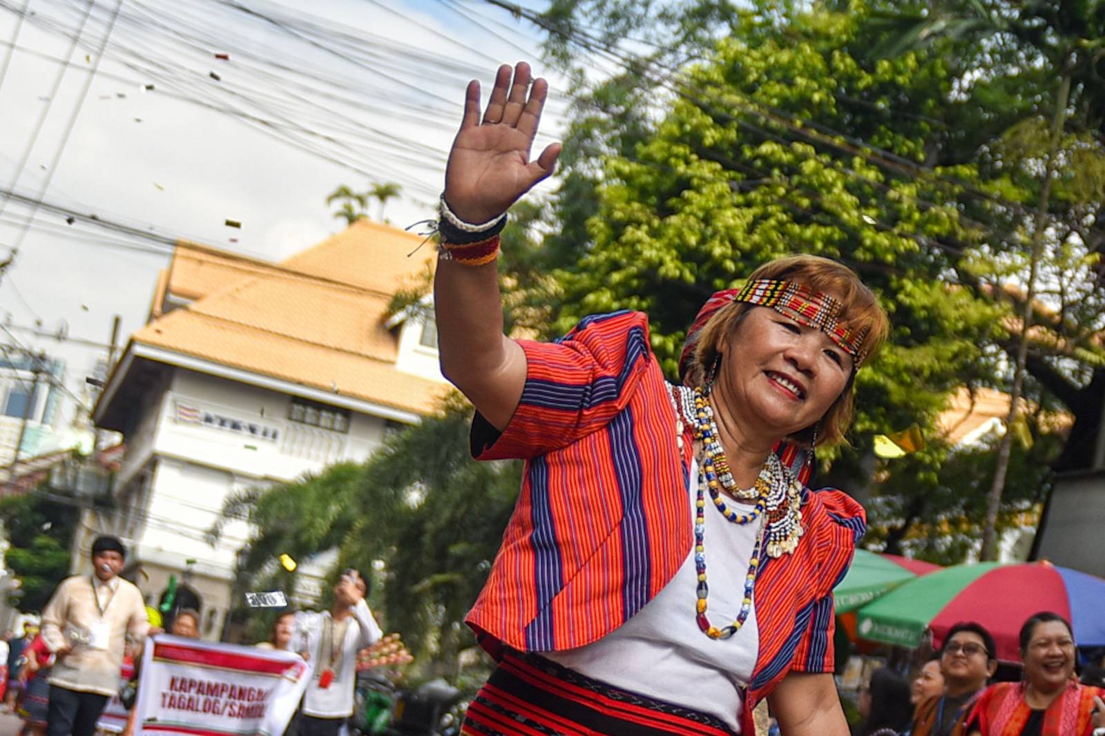 Representatives from 41 Indigenous Peoples groups join a colorful parade through Intramuros, Manila as part of Dayaw 2026, organized by the National Commission for Culture and the Arts (#NCCA) in celebration of National Indigenous Peoples Month on October 13. l Zedrich Xylak Madrid