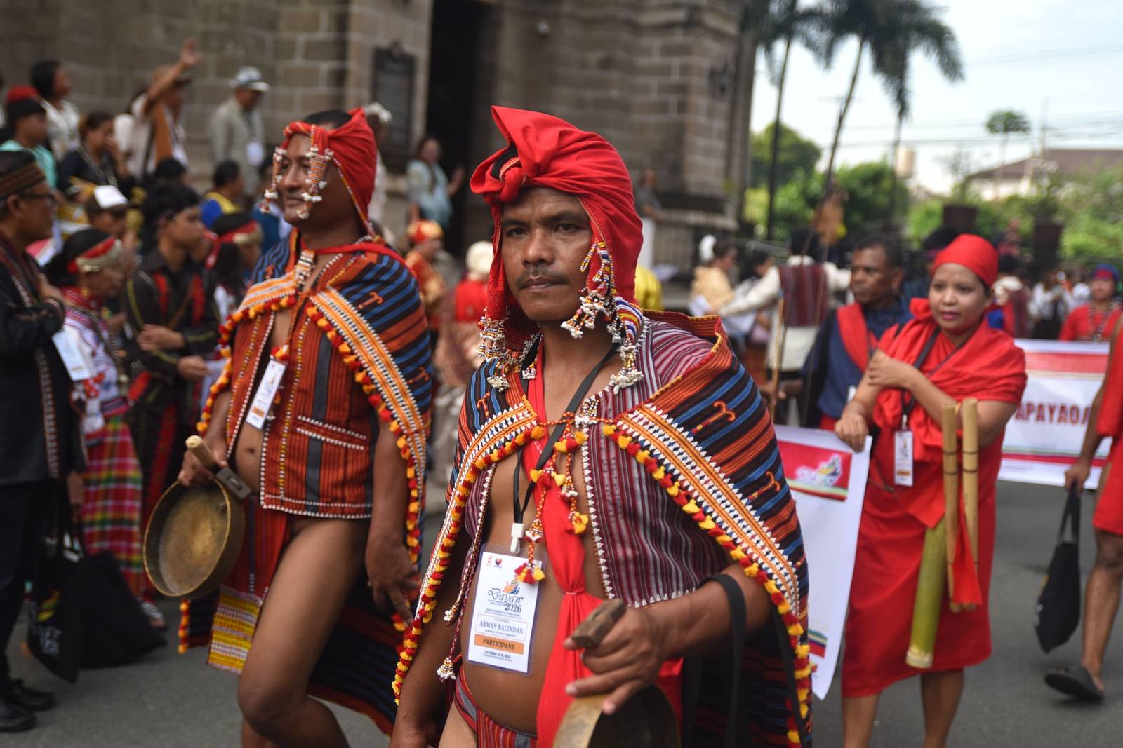 Representatives from 41 Indigenous Peoples groups join a colorful parade through Intramuros, Manila as part of Dayaw 2026, organized by the National Commission for Culture and the Arts (#NCCA) in celebration of National Indigenous Peoples Month on October 13. l Zedrich Xylak Madrid