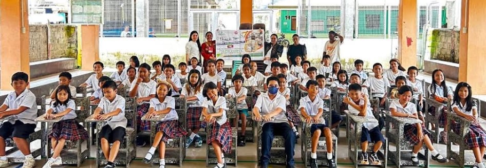 Security Bank Foundation turns plastic waste into classroom chairs


