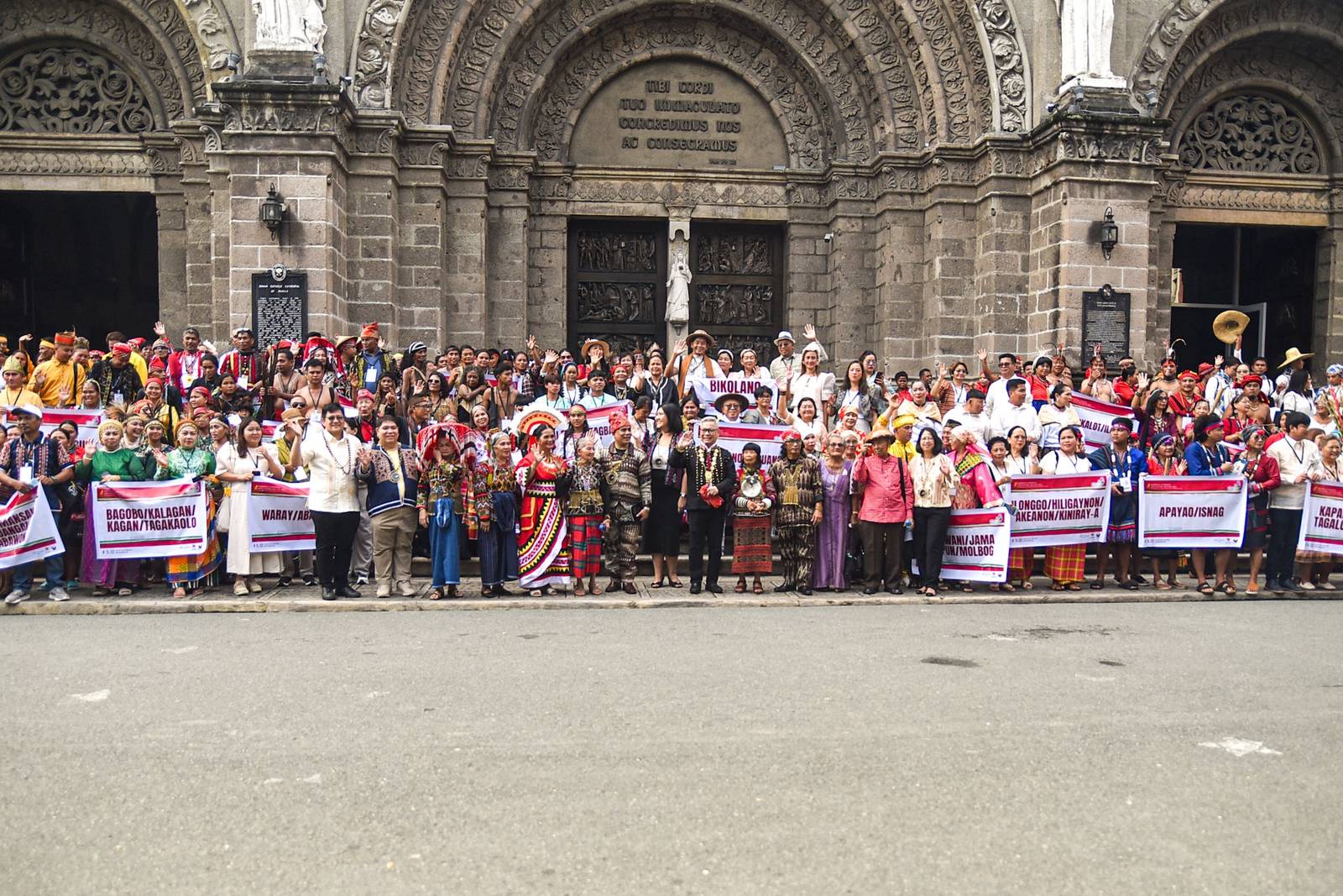 Representatives from 41 Indigenous Peoples groups join a colorful parade through Intramuros, Manila as part of Dayaw 2026, organized by the National Commission for Culture and the Arts (#NCCA) in celebration of National Indigenous Peoples Month on October 13. l Zedrich Xylak Madrid