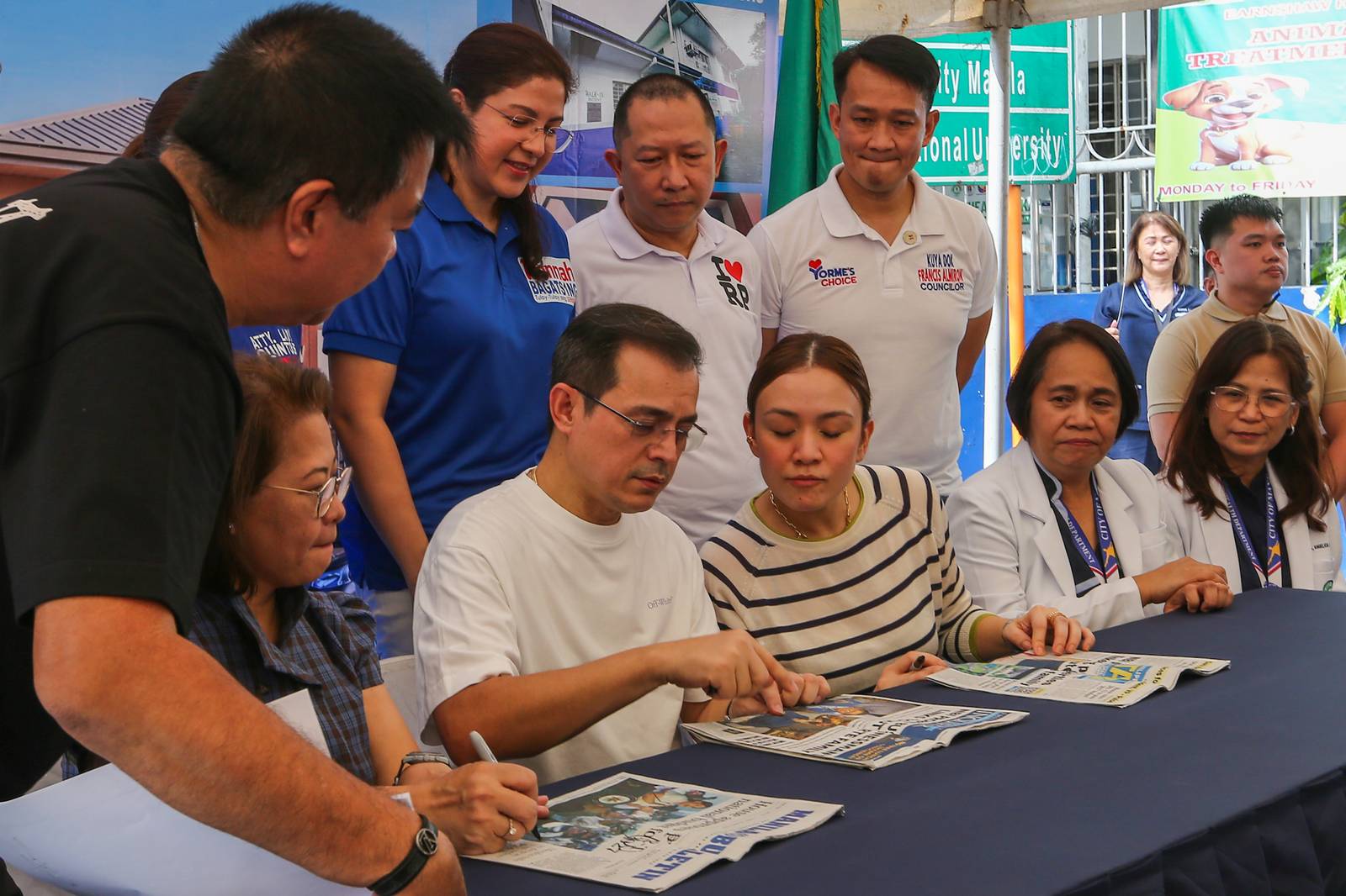 Manila City Mayor Francisco “Isko Moreno” Domagoso and Vice Mayor Angela Chi Atienza lead the groundbreaking ceremony for the new Earnshaw Health Center on 13 October 2026. The project will see the construction of a new health center, alongside the repair and upgrading of the existing facility, to further improve healthcare services and provide better facilities for Manila residents.