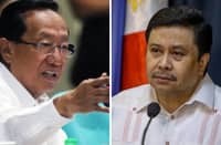 FORMER Department of Public Works and Highways (DPWH) Secretary Manuel Bonoan and Senator Jinggoy Estrada