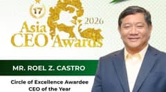 MORE chief Roel Castro earns Asia CEO Awards recognition
