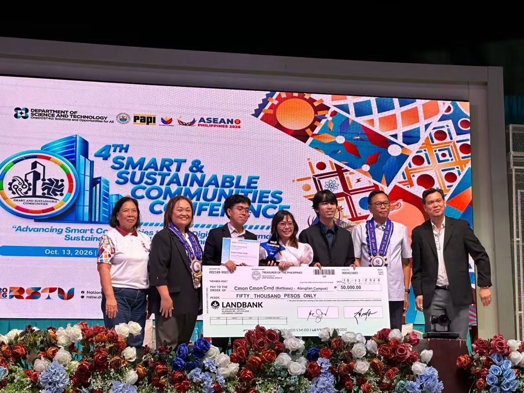 BatStateU-Alangilan wins DOST CALABARZON hackathon