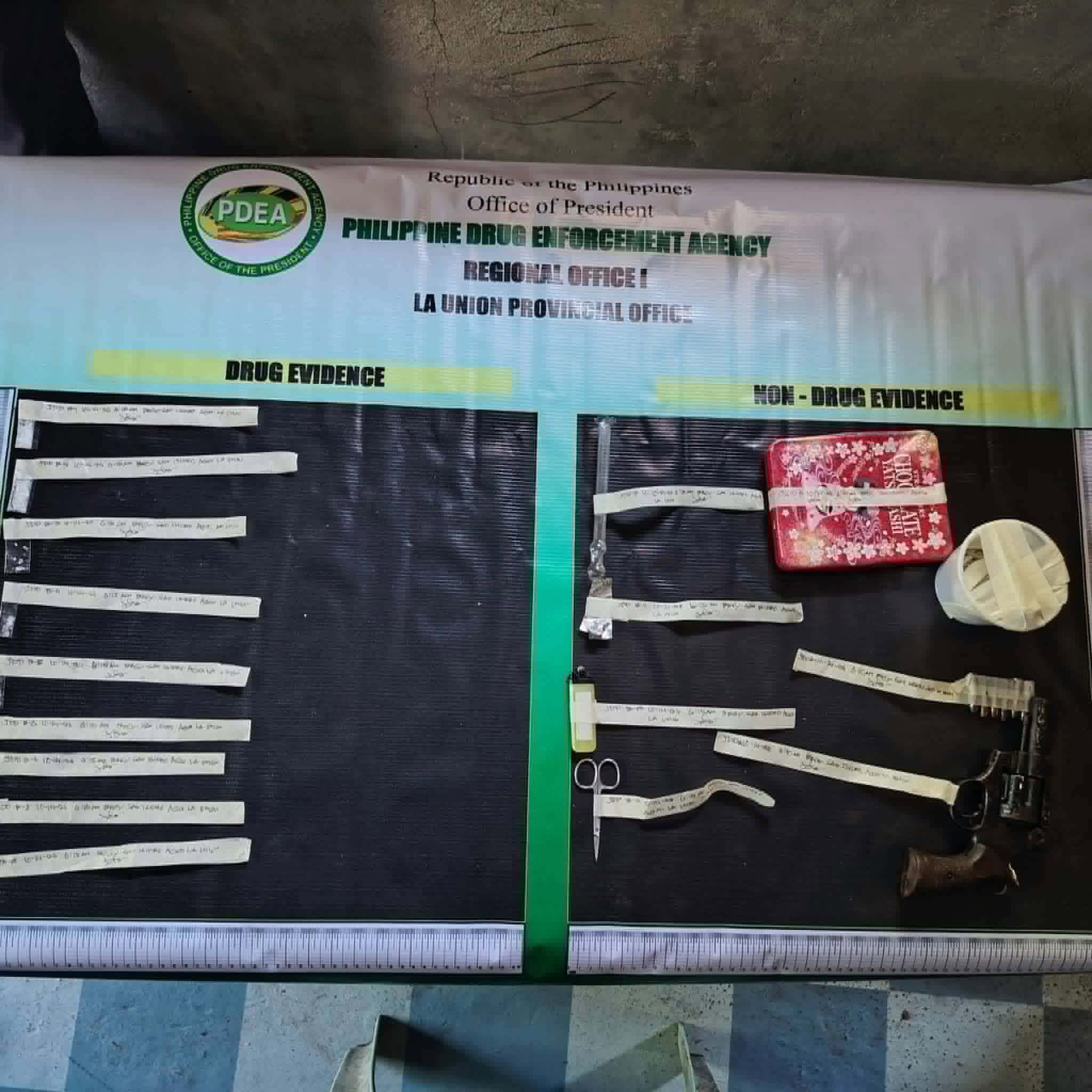 2 nabbed, shabu and firearm seized in Agoo drug raid