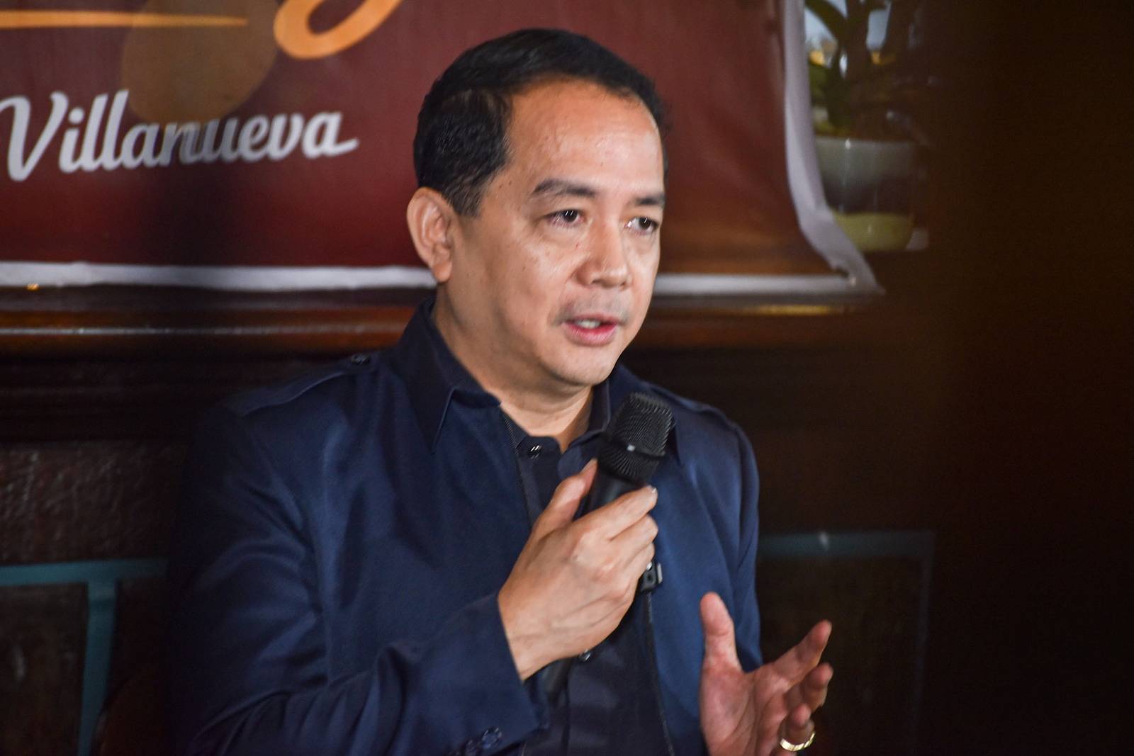 Bureau of Customs (BOC) Commissioner Ariel Nepomuceno discusses the agency’s revenue collection targets during a forum in Manila, on October 14. 

BOC is tasked with collecting a significant share of government revenues to support the proposed P7.3-trillion national budget. l Zedrich Xylak Madrid