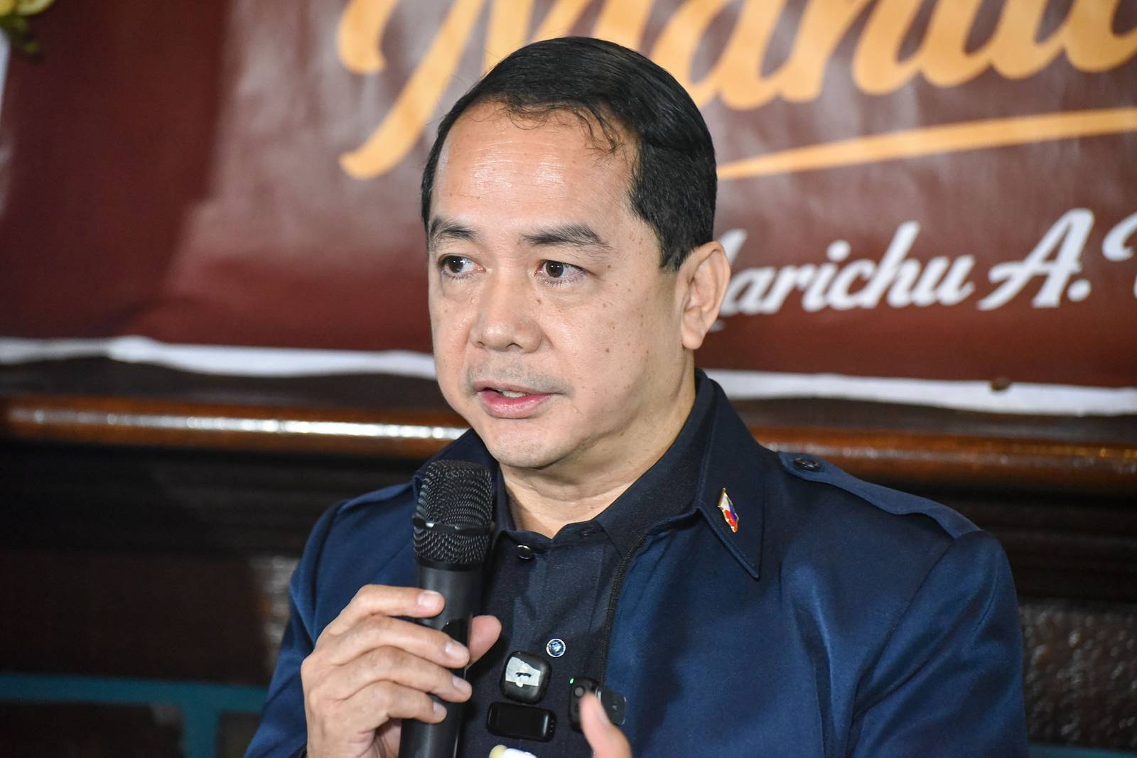 Bureau of Customs (BOC) Commissioner Ariel Nepomuceno discusses the agency’s revenue collection targets during a forum in Manila, on October 14. 

BOC is tasked with collecting a significant share of government revenues to support the proposed P7.3-trillion national budget. l Zedrich Xylak Madrid