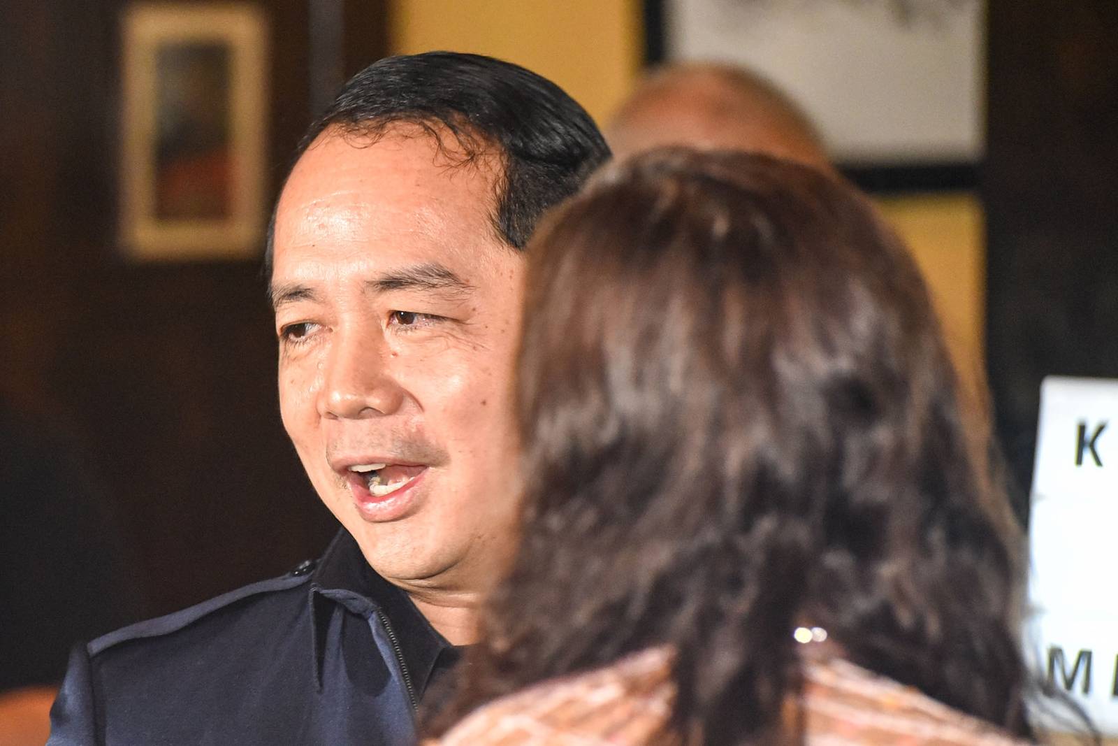 Bureau of Customs (BOC) Commissioner Ariel Nepomuceno discusses the agency’s revenue collection targets during a forum in Manila, on October 14. 

BOC is tasked with collecting a significant share of government revenues to support the proposed P7.3-trillion national budget. l Zedrich Xylak Madrid