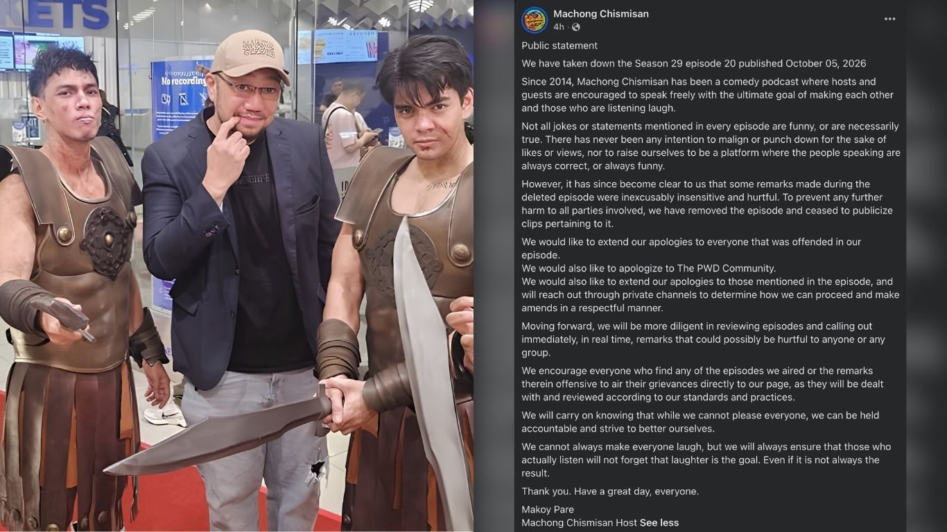 ‘Machong Chismisan’ host apologizes over Josh Aquino remark