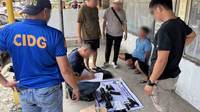 Ex-soldier, cop arrested in alleged illegal gun sale in Pangasinan