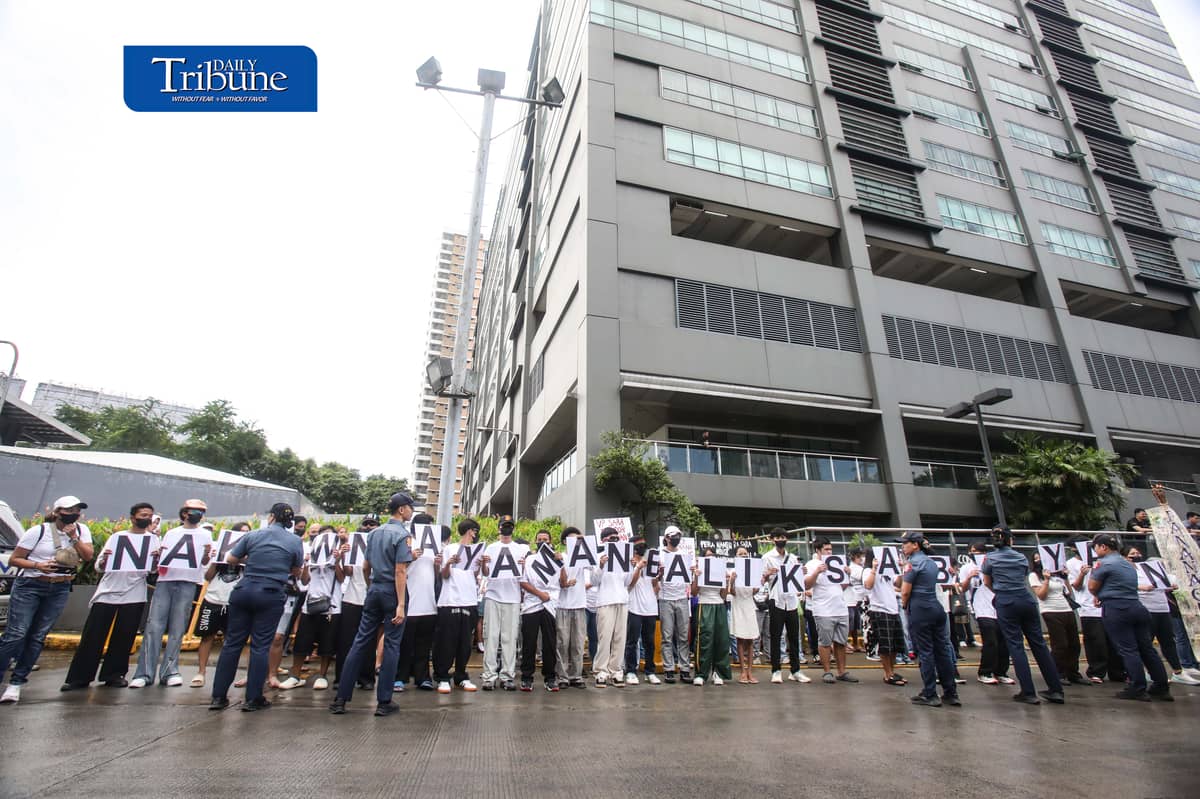 (October 14 2026) Youth group With the participation of KINGDOM KEEPERS stage a protest rally at the office of the Vice President in Mandaluyong City on Tuesday October 14 2026. To call for the conviction of Vice President Sara Duterte. Photo/Analy Labor
