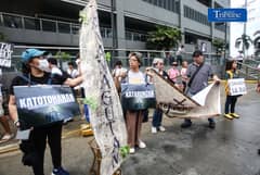 Youth rally against the OVP