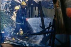 Teacher injured in fire at Las Piñas compound