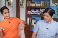 Ilocos Norte Rep. Sandro Marcos and President Ferdinand Marcos Jr.