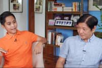 Ilocos Norte Rep. Sandro Marcos and President Ferdinand Marcos Jr.